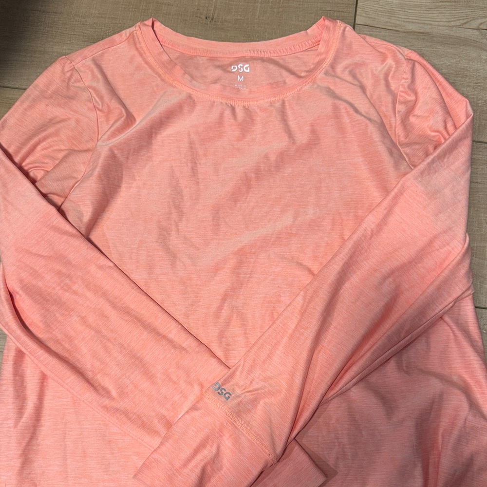 DSG Orange Long Sleeve Workout Shirt
